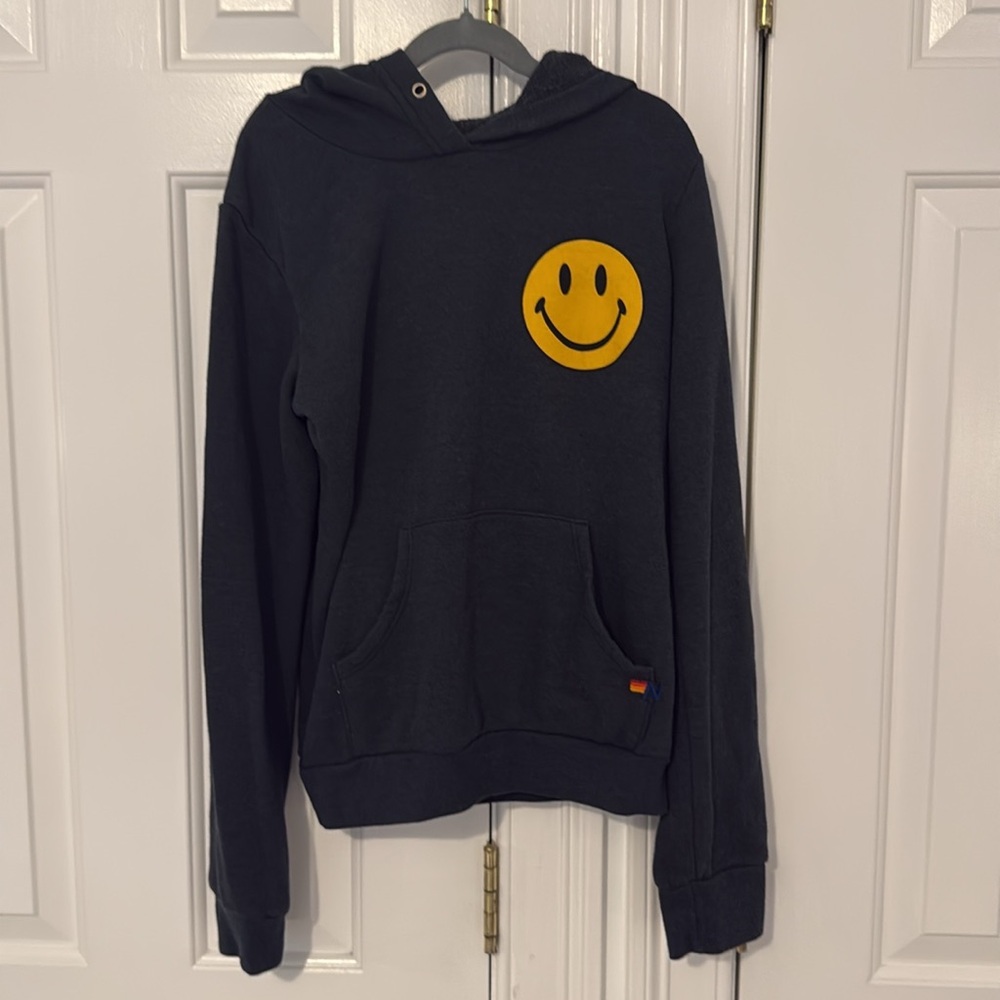 Aviator Nation Smiley Face Sweatshirt size 14